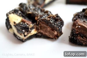 Sticky Triple-Chocolate Oreo Bars (Video) 3 Sticky Triple Chocolate Oreo Bars! These are sticky sweet, ooey gooey, filled with melty chocolate and crushed Oreos! These are a must try!! #gooeyoreobars #triplechocolateoreobars #oreorecipe