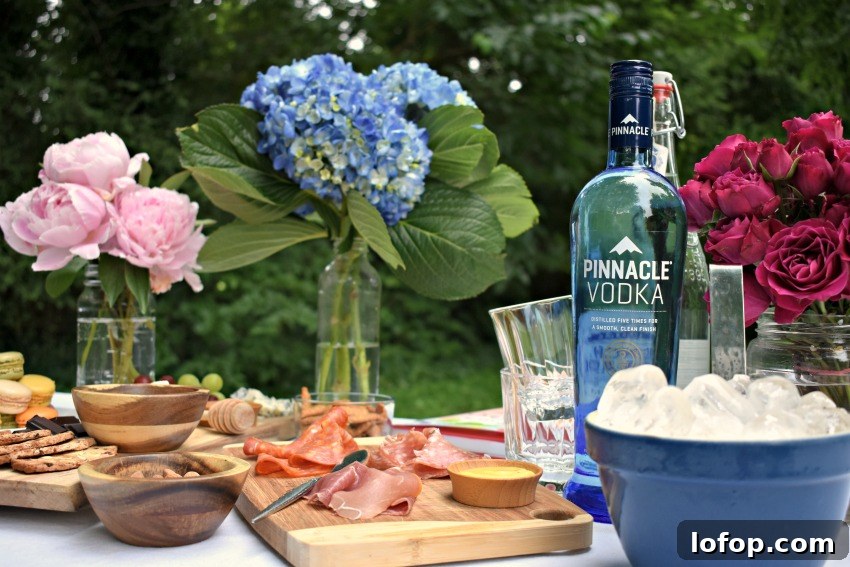 French entertaining with Pinnacle vodka