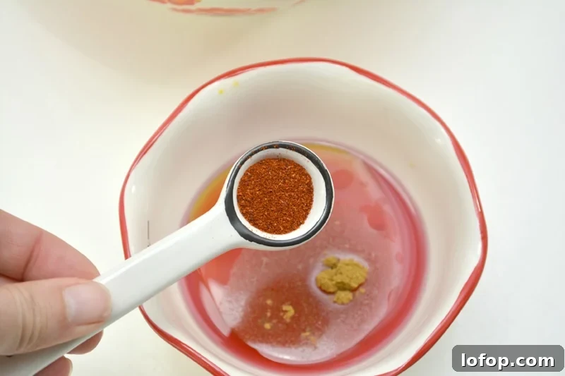Chili Vinaigrette Dressing