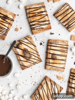 Filled with chocolate, and topped with a toasted marshmallow topping, these S'mores Hand Pies are insanely good.