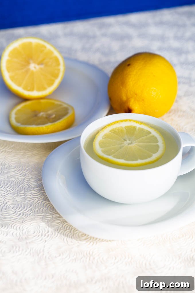 Hot Lemon Water