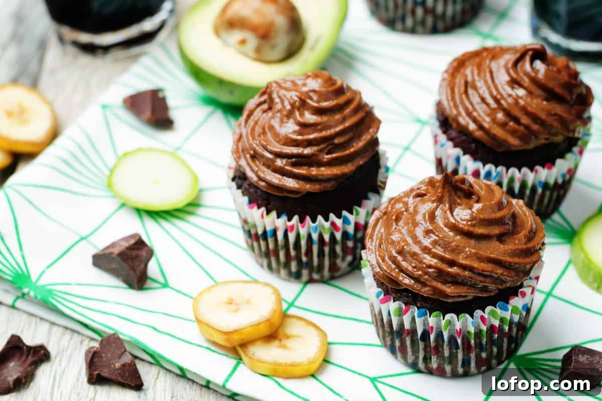 Avocado Cupcakes 