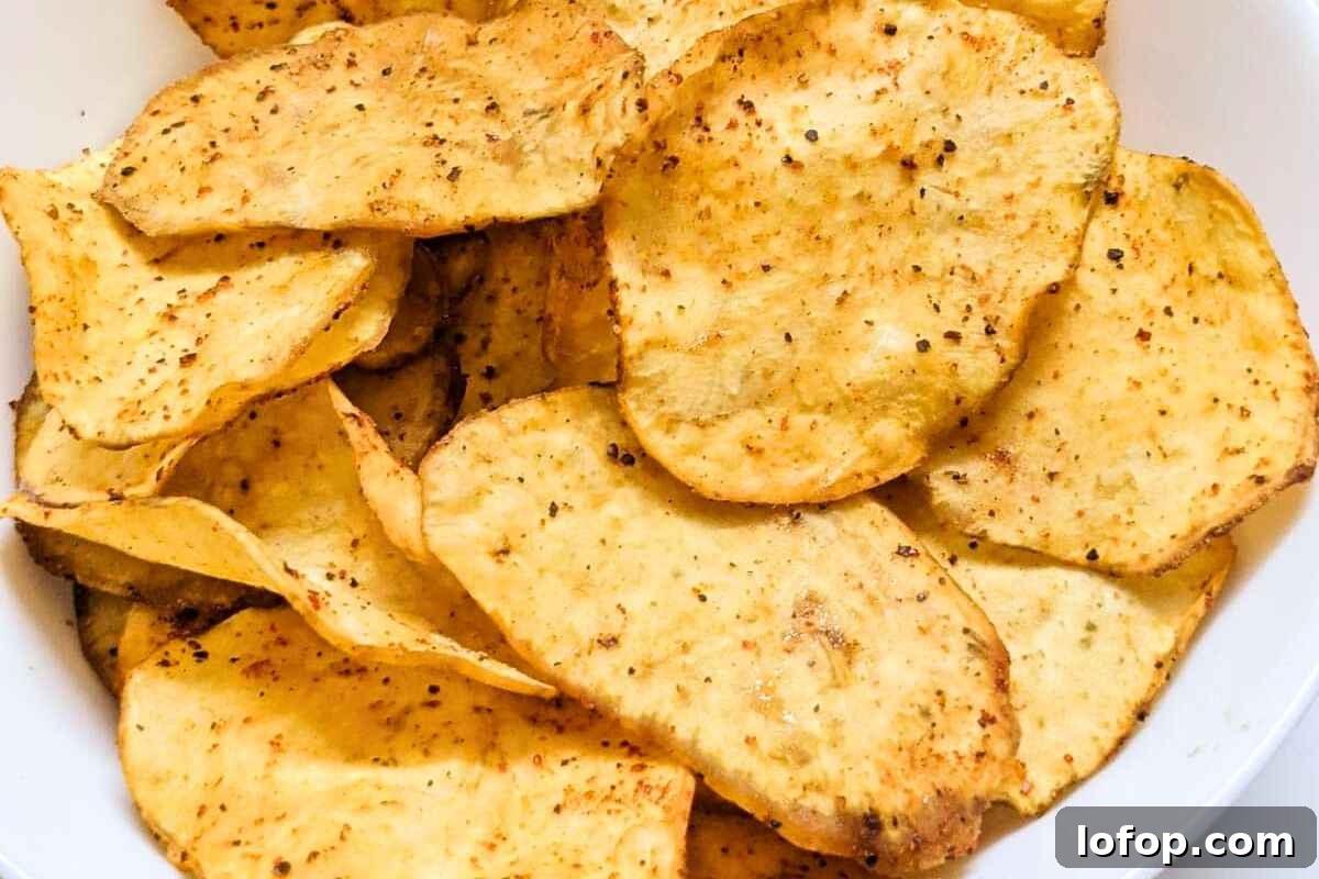 Sweet potato chips