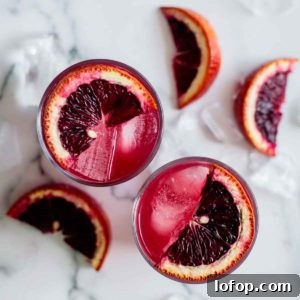 Winter Blood Orange Lemonade Recipe — Refreshing Citrus Drink 10 2 cups of blood orange lemonade, with blood orange slices garnishing