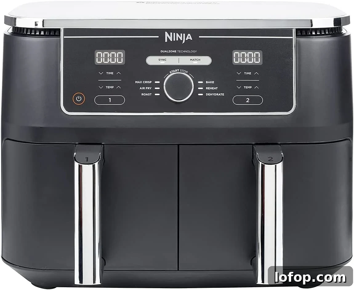 Ninja Foodi MAX Dual Zone Air Fryer [AF400UK] 9.5L, 2 Drawers