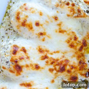 Creamy Pesto Chicken Recipe: Garlic Parmesan Skillet Meal 13 Creamy Pesto Chicken is an easy dinner recipe is made with chicken, cream cheese, pesto, and mozzarella! Simple ingredients that the entire family will love. Serve it with a side salad, rice, pasta, veggies, or anything else you'd like.
