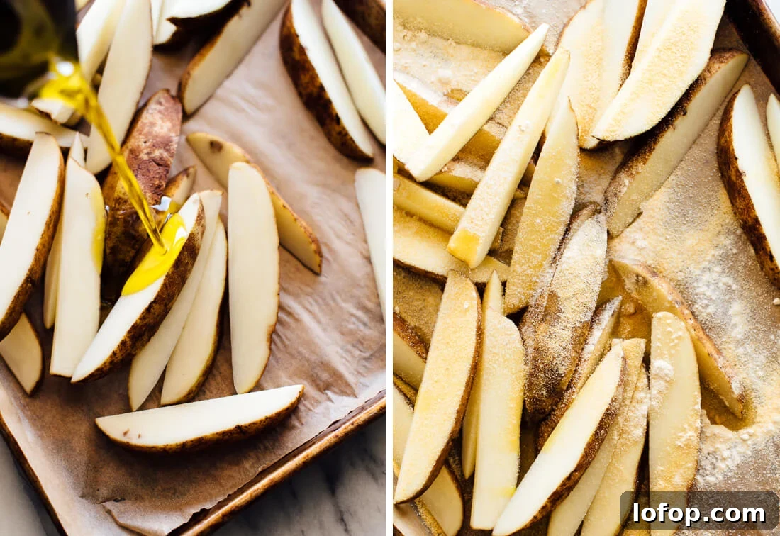 Crispy Oven-Baked Potato Wedges with Perfect Crunch 5 seasoned potato wedges