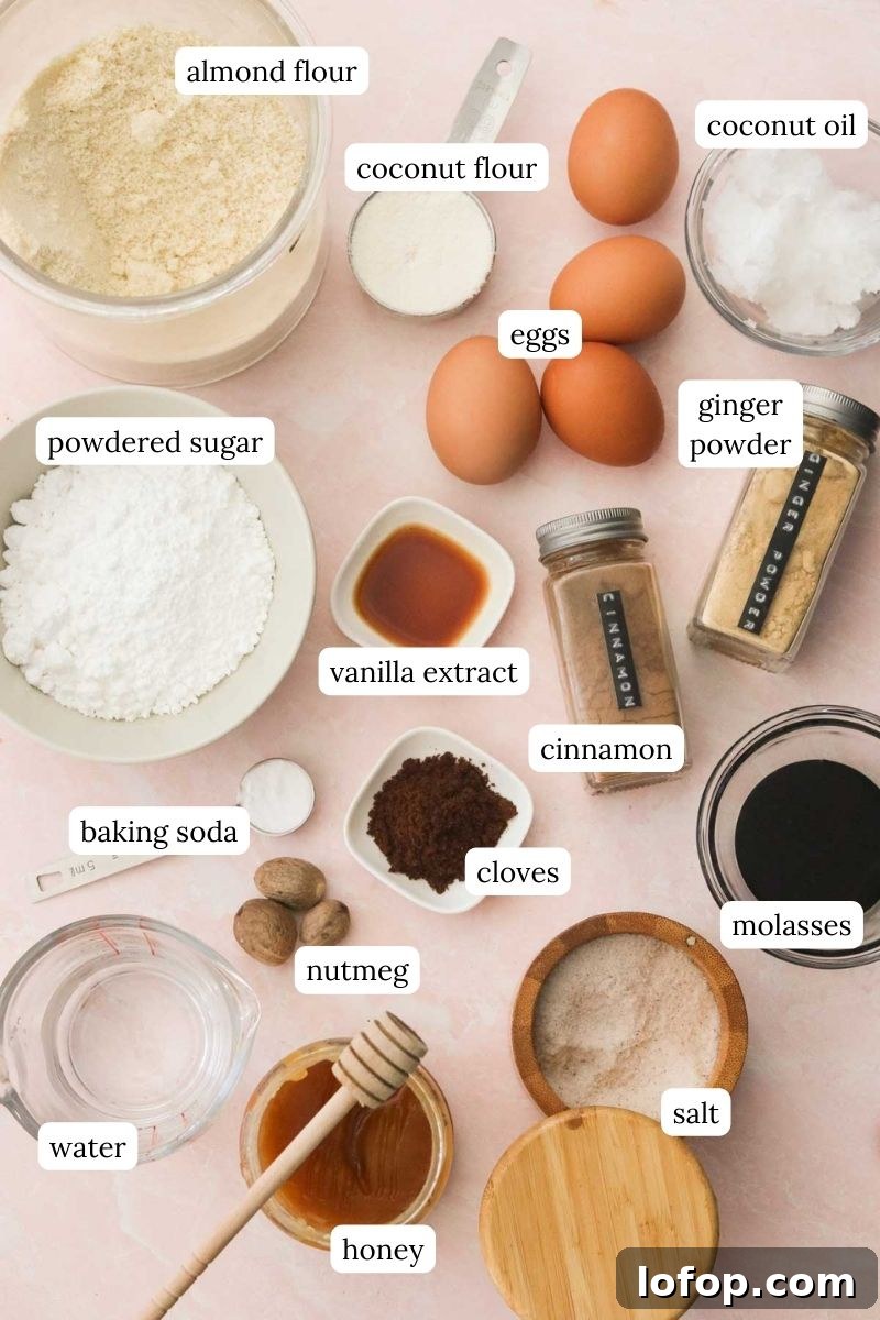 recipe ingredients labeled and in nesting bowls