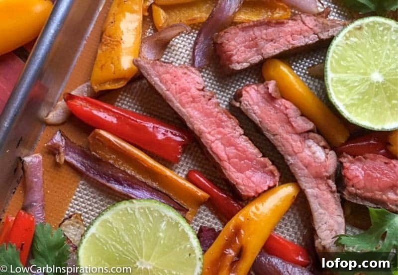 Easy Sheet Pan Beef Fajitas