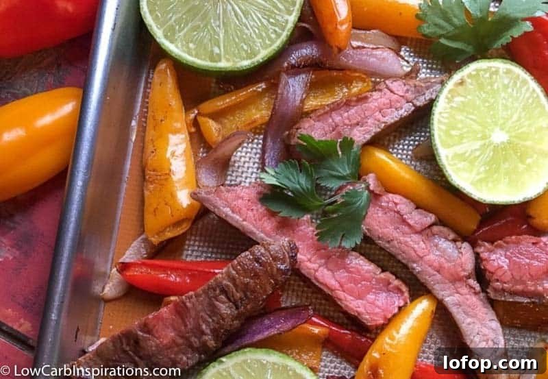Easy Sheet Pan Beef Fajitas