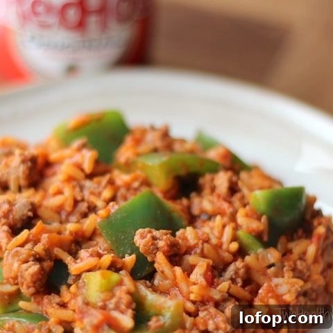 Un-Stuffed Green Pepper Skillet - extra image