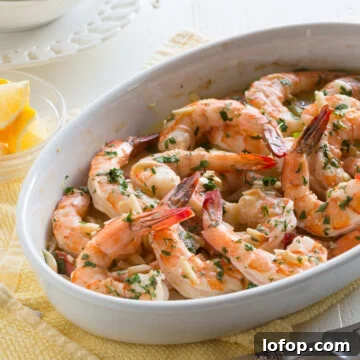 baked lemon shrimp scampi