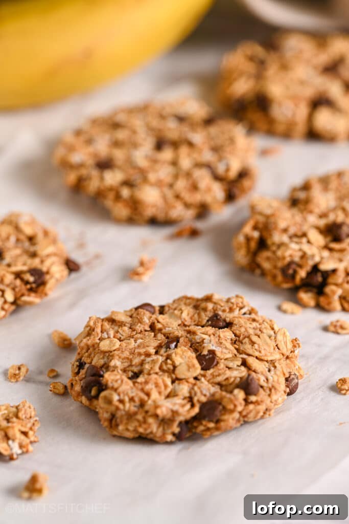 Banana Oatmeal Cookies