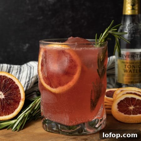 This sophisticated rosemary cocktail is the perfect way to elevate your happy hour.