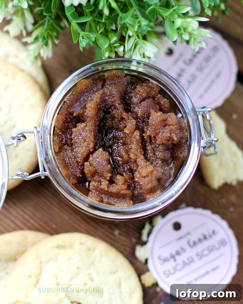 Sugar Cookie Sugar Scrub