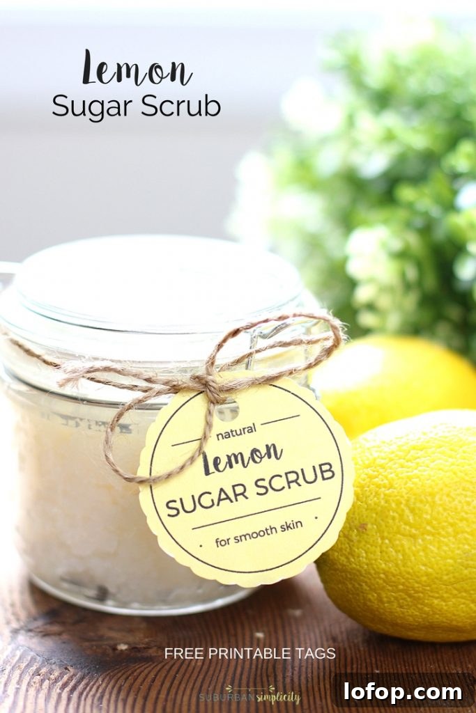 Lemon Sugar Scrub