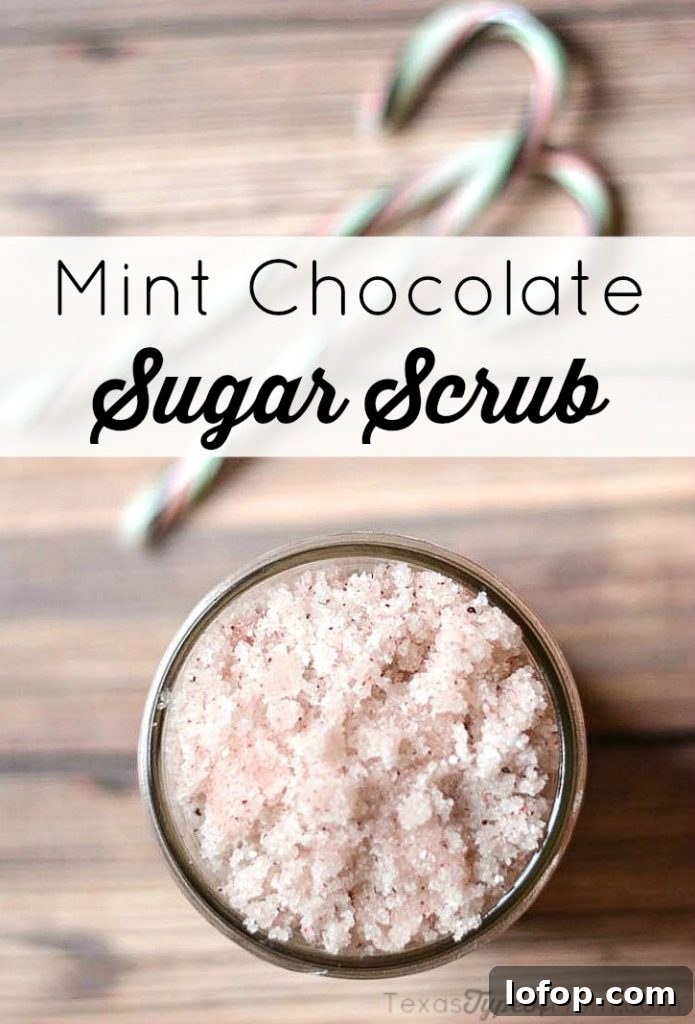 Mint Chocolate Sugar Scrub