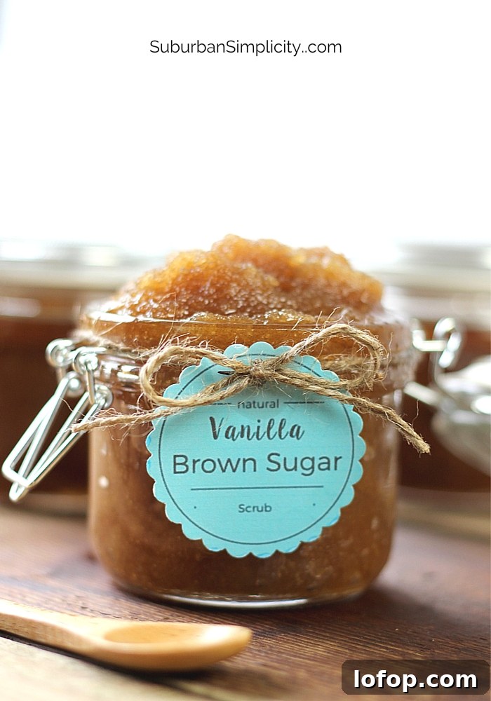 Vanilla Brown Sugar Scrub recipe
