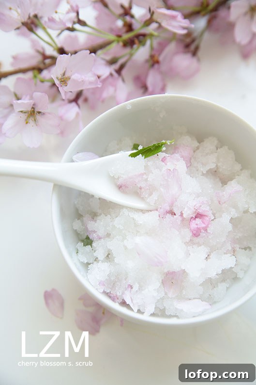 Cherry Blossom Sugar Scrub