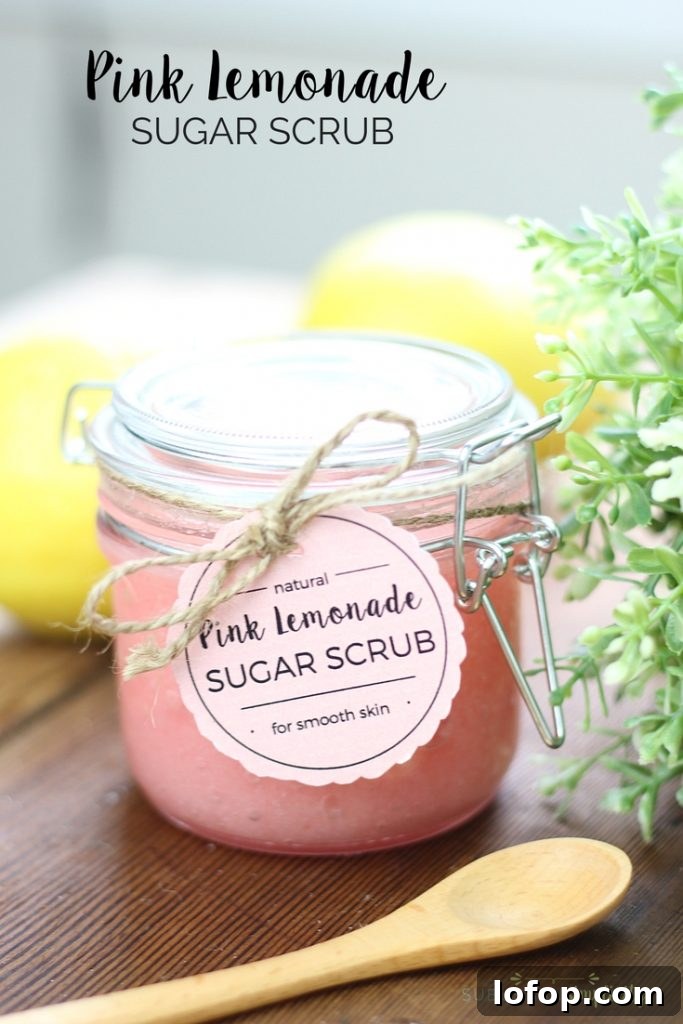 Pink Lemonade Sugar Scrub