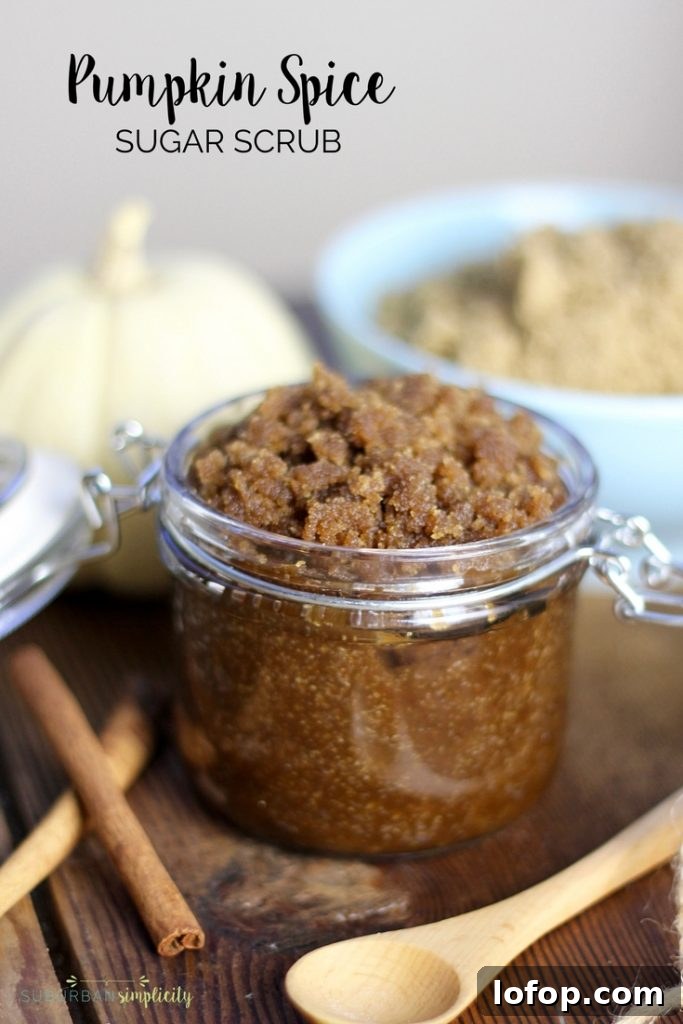 Pumpkin Spice Brown Sugar Scrub