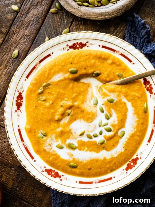 Copycat Chipotle Red Chili Salsa Recipe: Authentic Hot Salsa 13 Autumn Squash Soup Recipe (Panera Copycat) in a bowl.