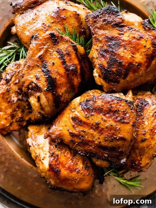 Copycat Chipotle Red Chili Salsa Recipe: Authentic Hot Salsa 19 Plate of grilled chicken thighs.