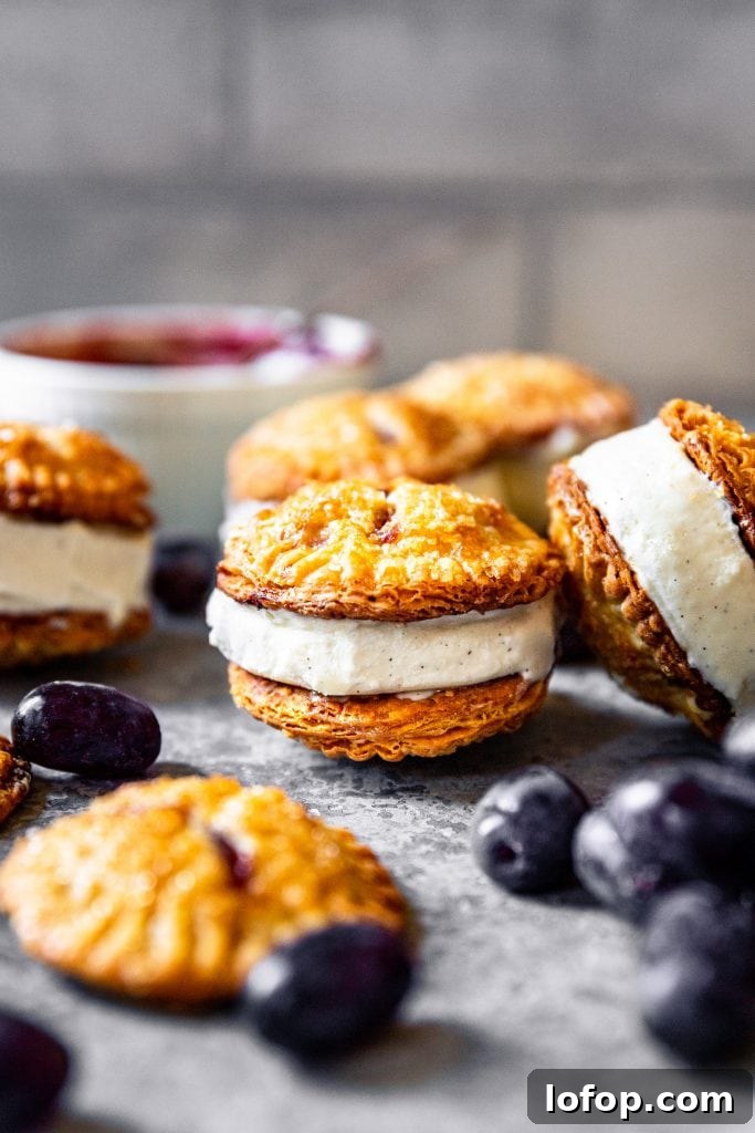Concord Grape Hand-Pie Ice Cream Sandwiches Recipe 7 Concord Grape Hand Pie Ice Cream Sandwiches