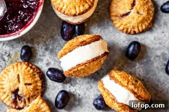Concord Grape Hand-Pie Ice Cream Sandwiches Recipe 8 Concord Grape Hand Pie Ice Cream Sandwiches