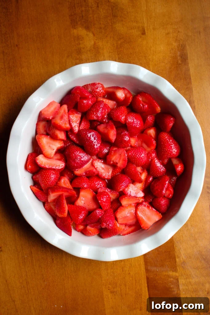 Strawberries in dish