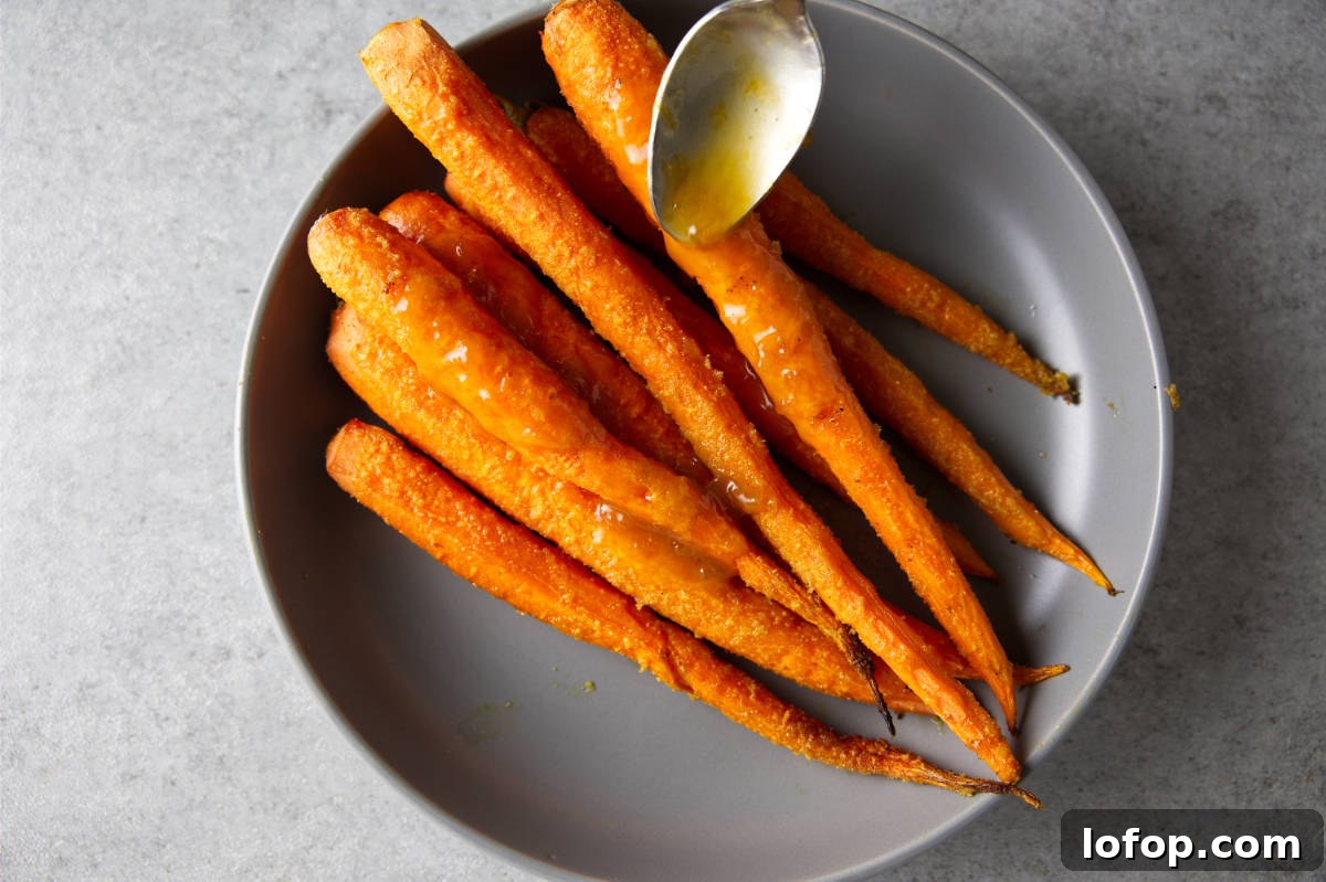 Smoked Carrots Recipe: Tender, Smoky Glazed Carrots in 30 Minutes 8 Drizzling a glaze over smoked carrots.