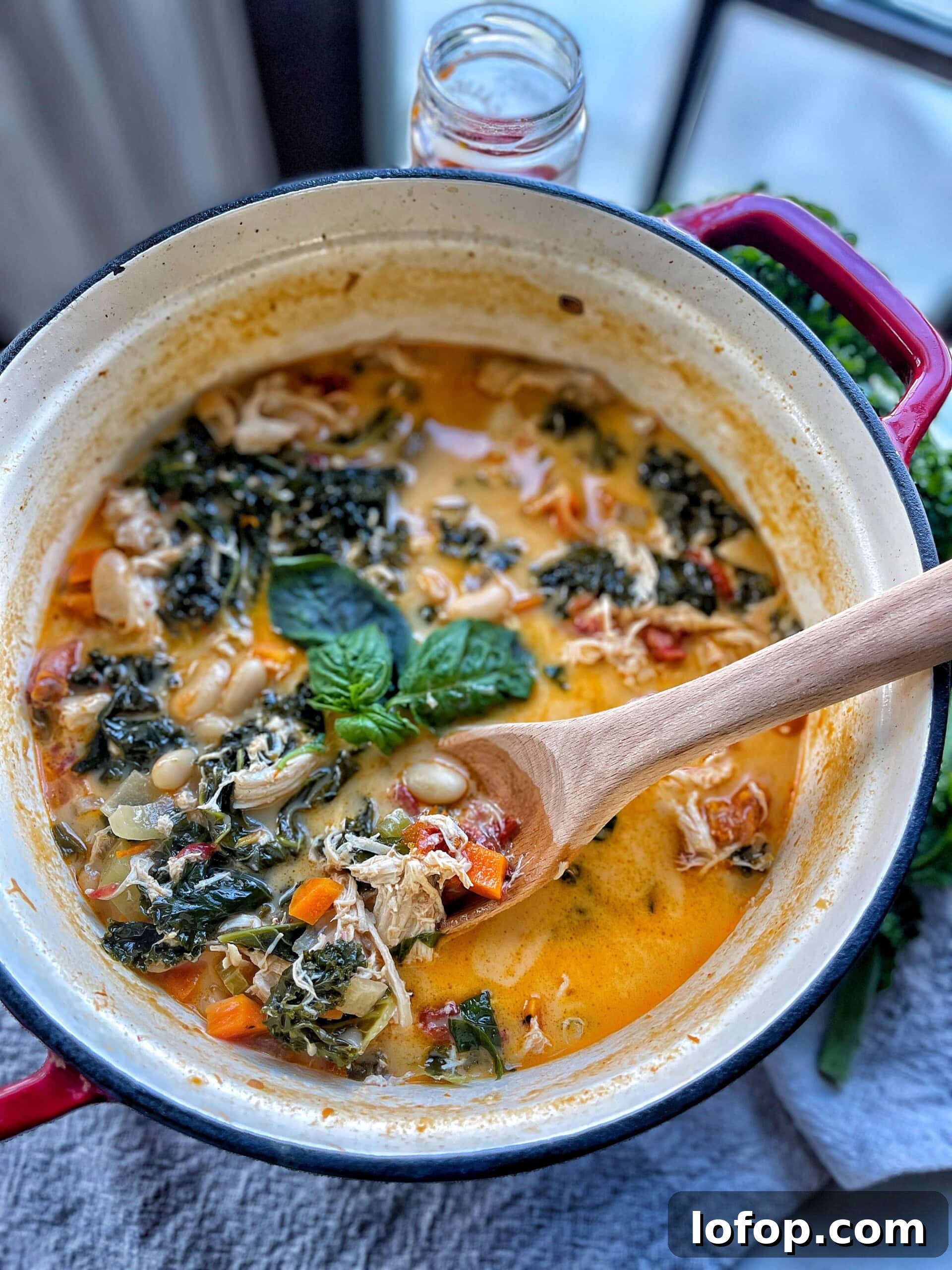 Creamy Tuscan-Inspired Lighter Soup Recipe for Cozy Nights 7 Served Tuscan soup