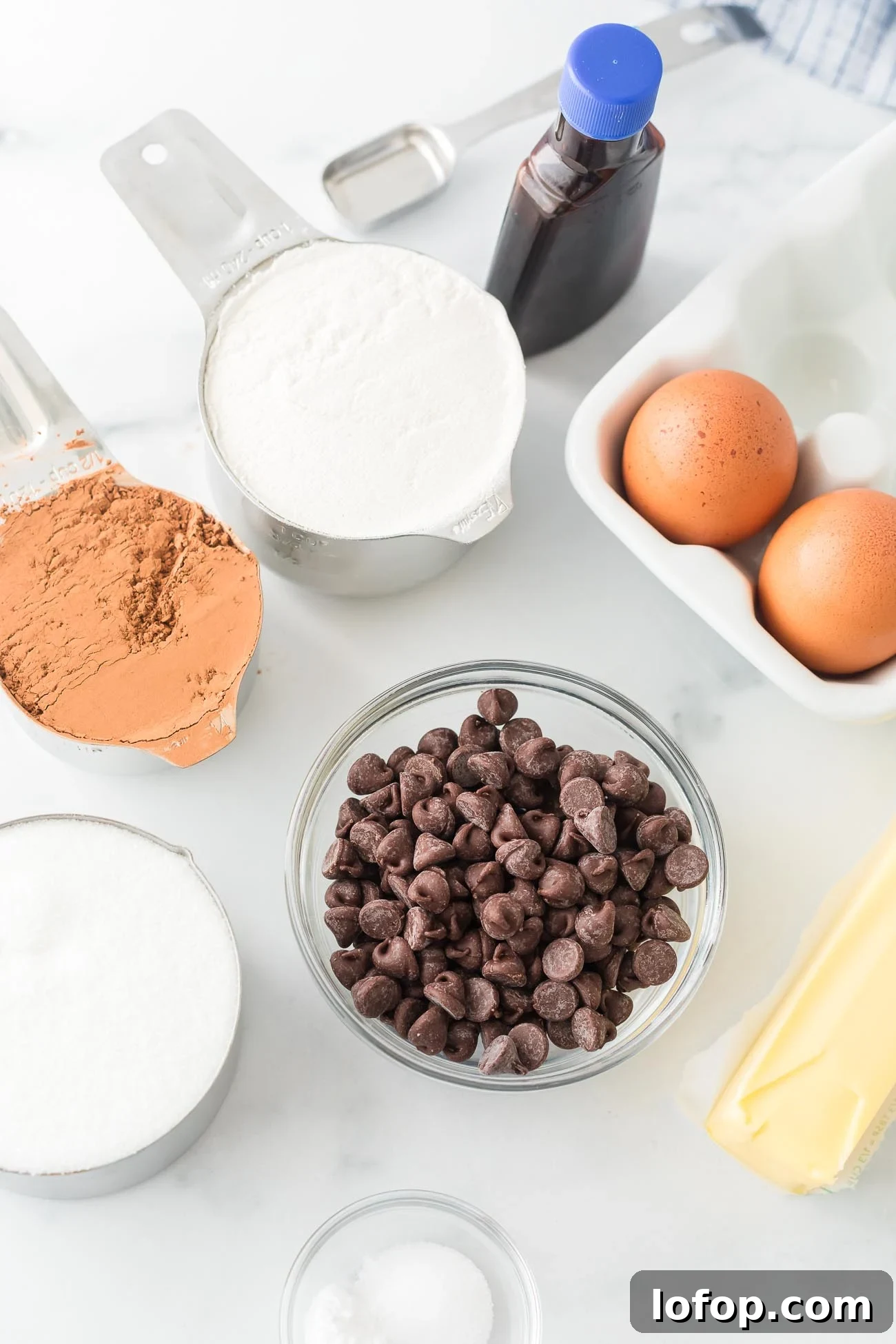 Cocoa Powder Cookie Recipe: Rich, Chewy Chocolate Cookies 4 ingredients on a table