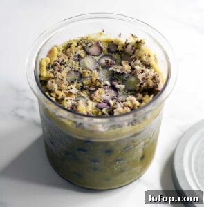 Vegan Blueberry Matcha Ice Cream Recipe (Ninja Creami, Dates & Oats) 10 img 46129 10