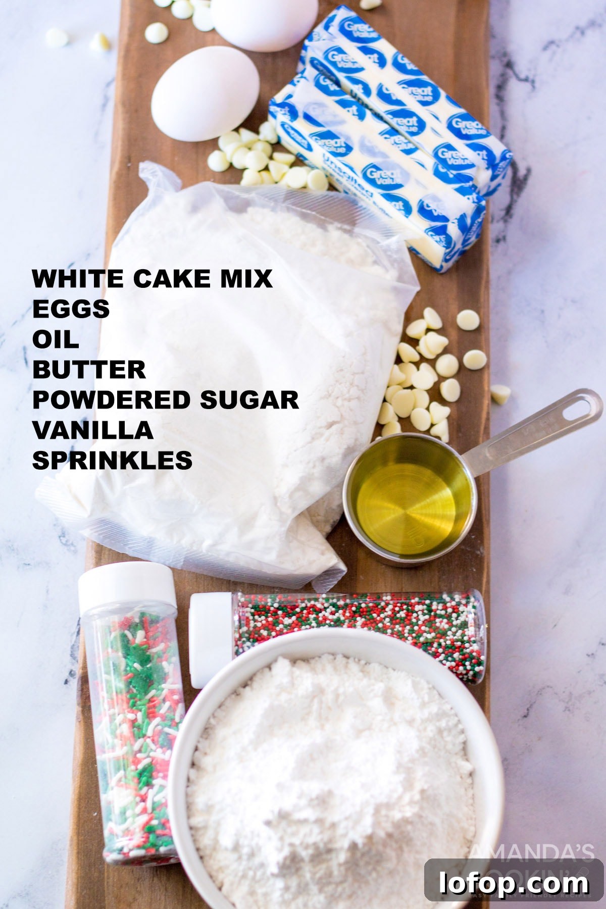 Funfetti Cake Mix Cookie Recipe for Soft, Chewy Treats 4 LABELED INGREDIENTS