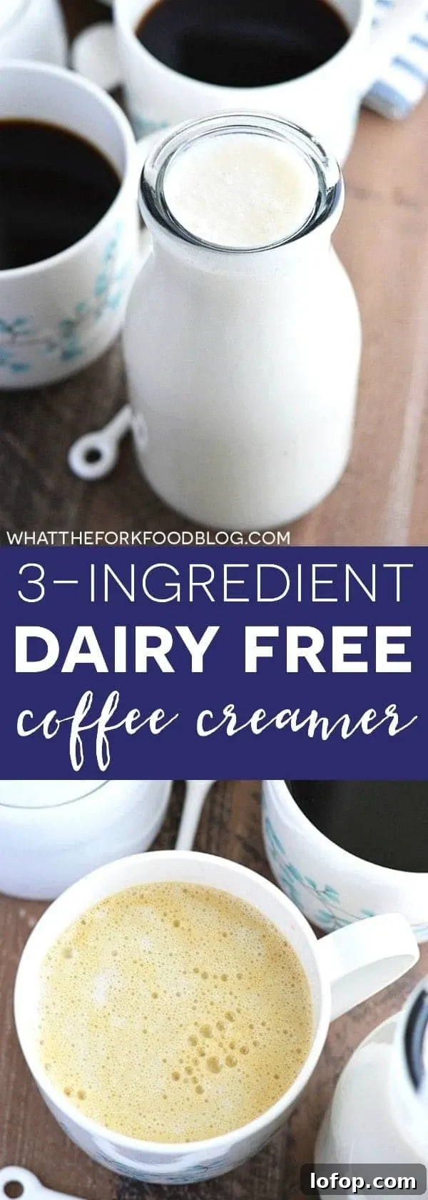 3-Ingredient Dairy-Free Coffee Creamer Recipe 12 3-Ingredient Dairy Free Coffee Creamer from What The Fork Food Blog | whattheforkfoodblog.com