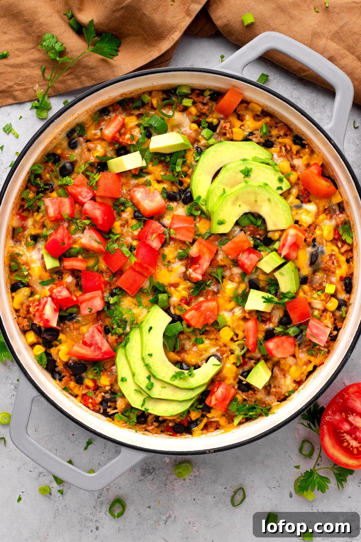 Skillet Burrito Bowl Recipe: Quick One-Pan Mexican Dinner 2 Burrito Bowl in a Skillet