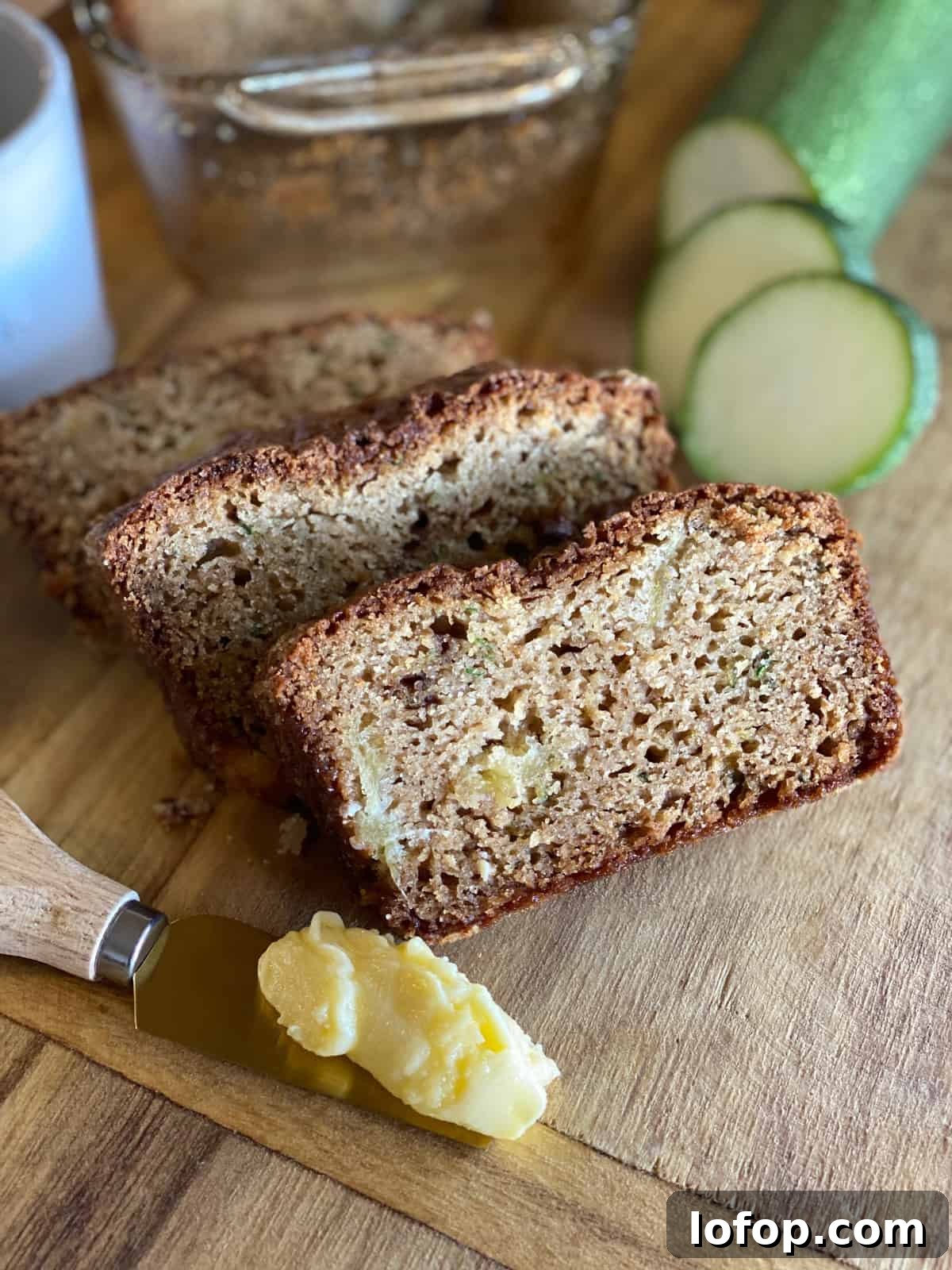 Ultra-Moist Gluten-Free Zucchini Bread with a Secret Ingredient 11 sliced gluten-free zucchini bread