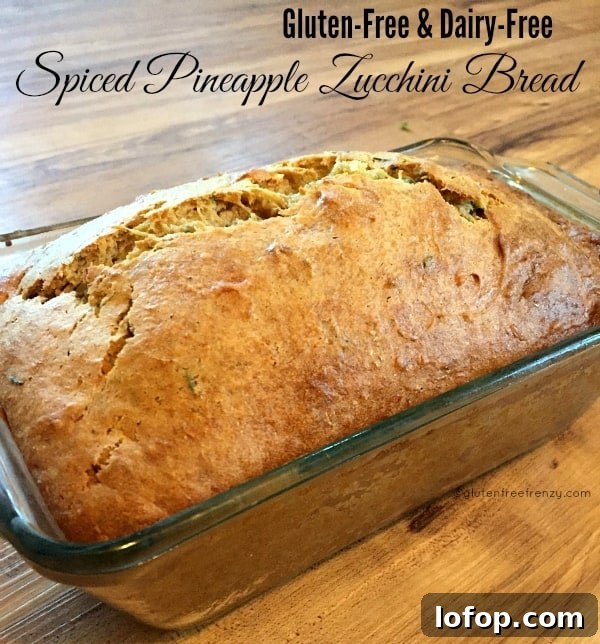 Ultra-Moist Gluten-Free Zucchini Bread with a Secret Ingredient 10 Gluten-Free Dairy-Free Spiced Pineapple Zucchini Bread