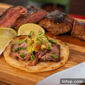 Carne Asda Tacos and Guacamole.