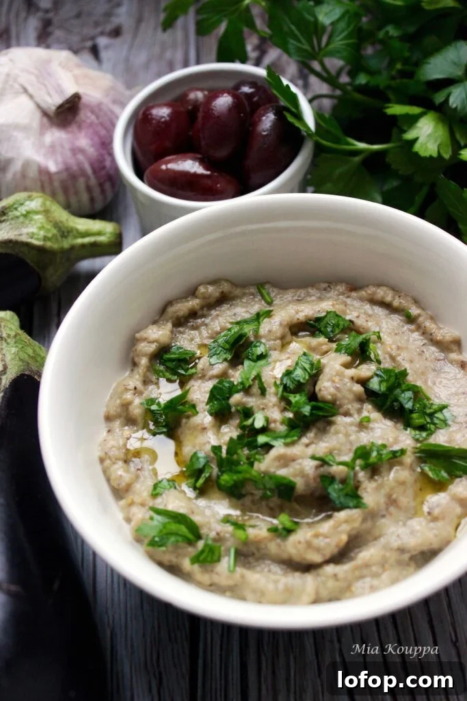 Eggplant dip (Μελιτζανοσαλάτα)