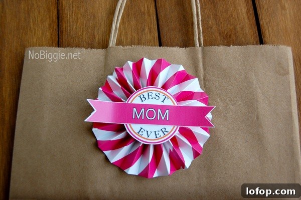 Free Printable Best Mom Ever Gift Tags and Cards 9 mother's day gift (homemade) NoBiggie.net | NoBiggie.net