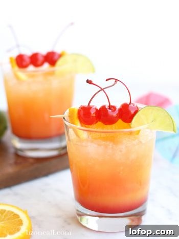 Mai tai party punch recipe at lizoncall.com