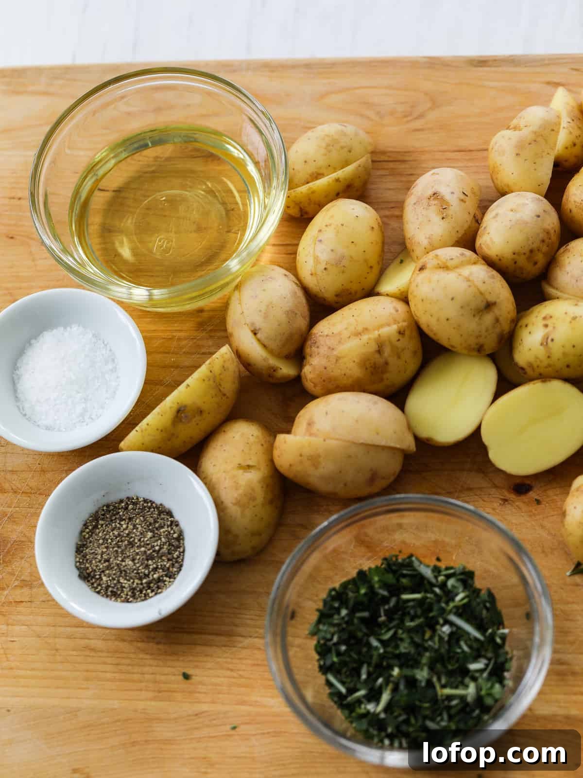 Crispy Oven-Roasted Potatoes with Garlic and Herbs 8 img 72391 7