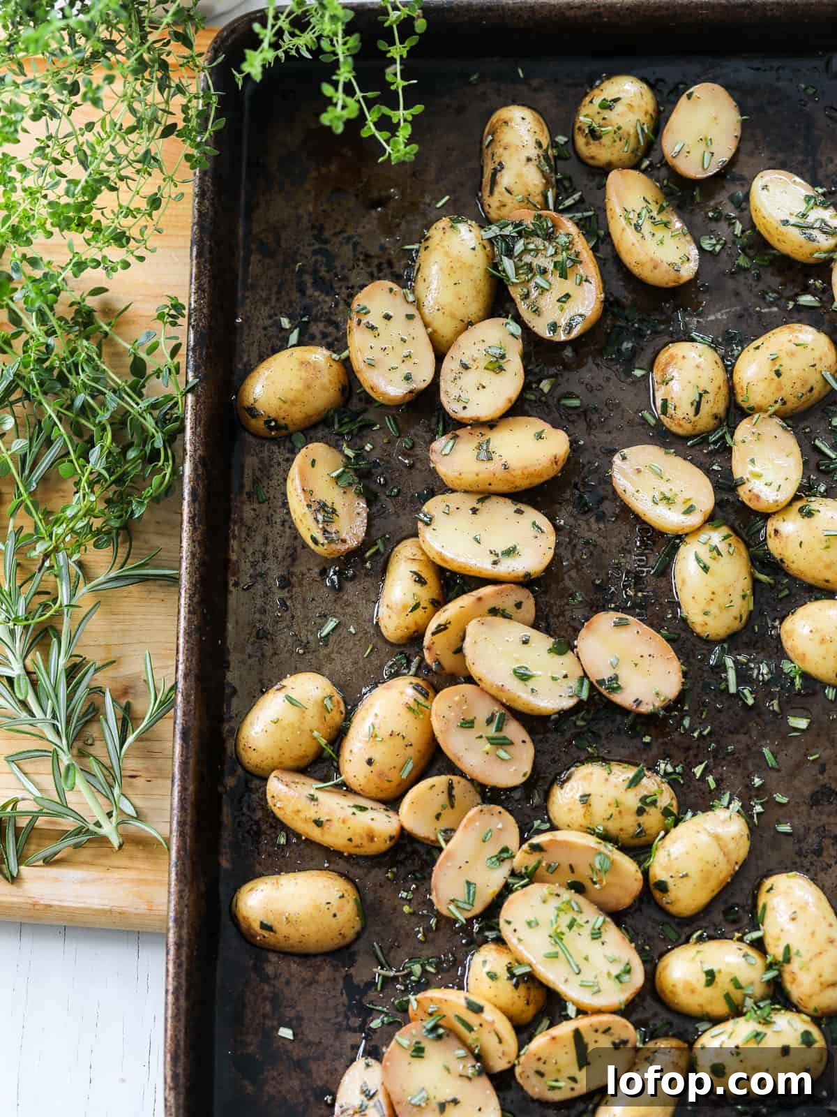Crispy Oven-Roasted Potatoes with Garlic and Herbs 10 img 72391 9