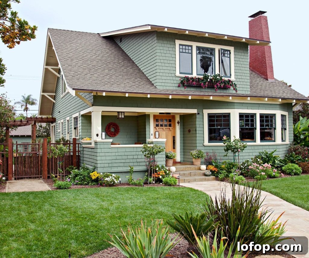 green house with brown roof
