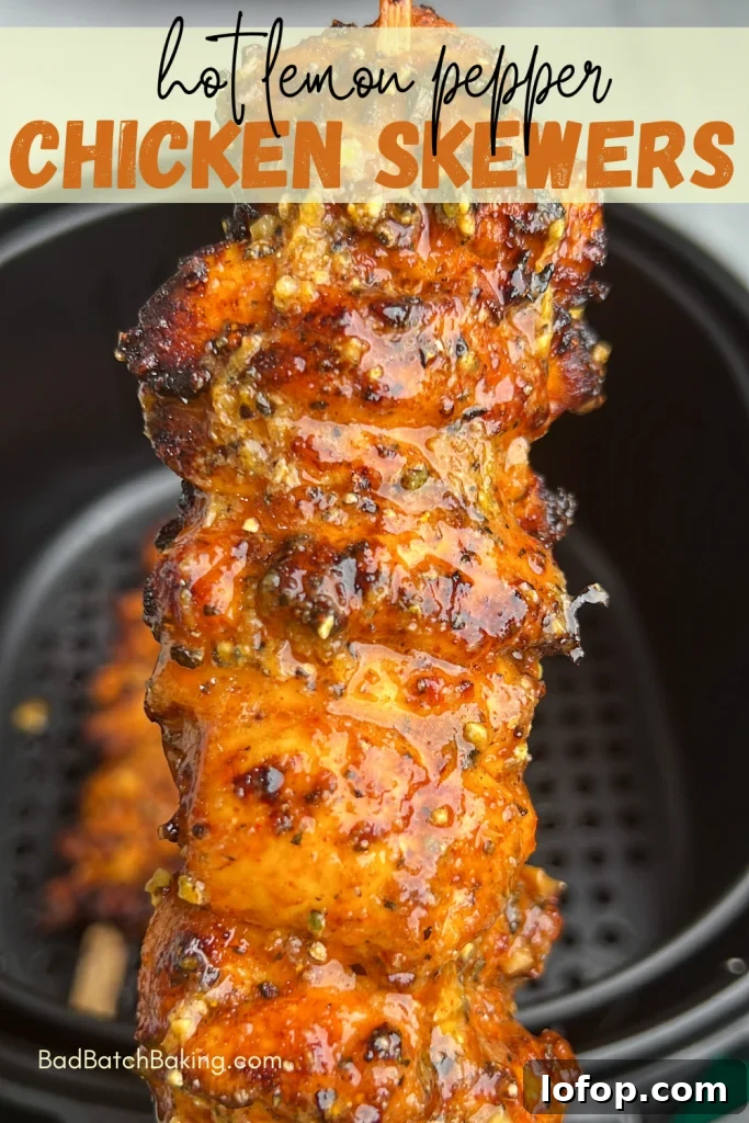 Bourbon Chicken Skewers Recipe Inspired by Food Court Favorites 6 Hot Lemon Pepper Chicken Skewers