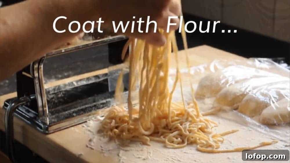How to Make Authentic Homemade Ramen Noodles from Scratch 13 Coating Homemade Ramen Noodles with flour