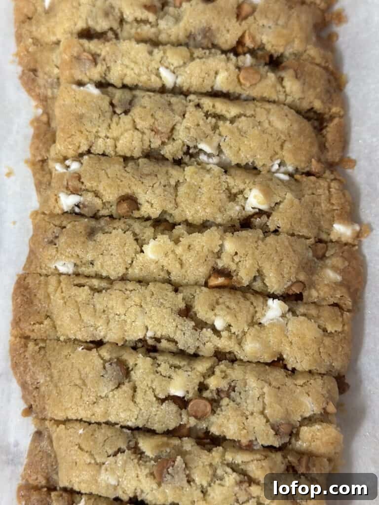 Caramel & Butterscotch Chip Cookie Sticks: Crispy Snack Recipe 2 caramel-butterscotch cookie sticks
