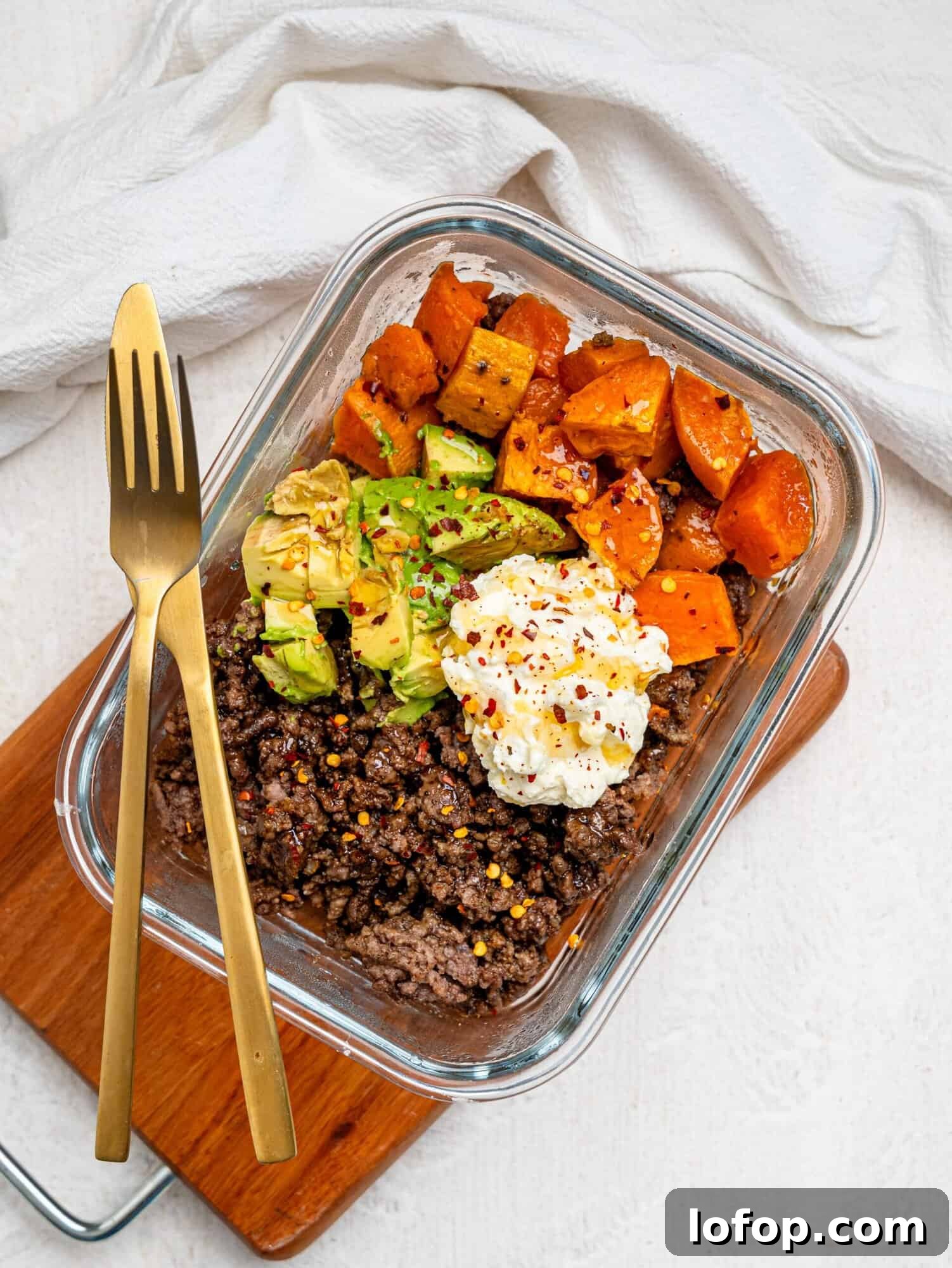 4-Day High-Protein Meal Prep Plan: 140+g Protein Daily 4 Viral hot honey beef bowl meal prep.